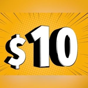 Get 5 items for 10 dollars per order. See details below.